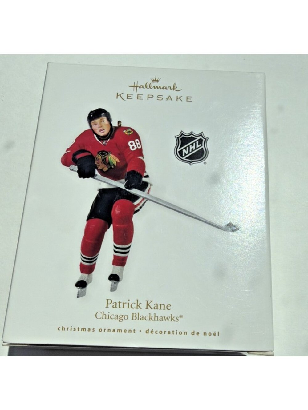 Hallmark Keepsake Ornament Hockey NHL Chicago Blackhawks Patrick Kane New 2010
